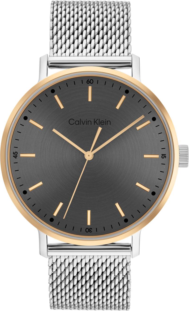 Calvin Klein Quarzuhr »Modern, 25200047«, Armbanduhr, Herrenuhr, Mineralglas, IP-Beschichtung von Calvin Klein