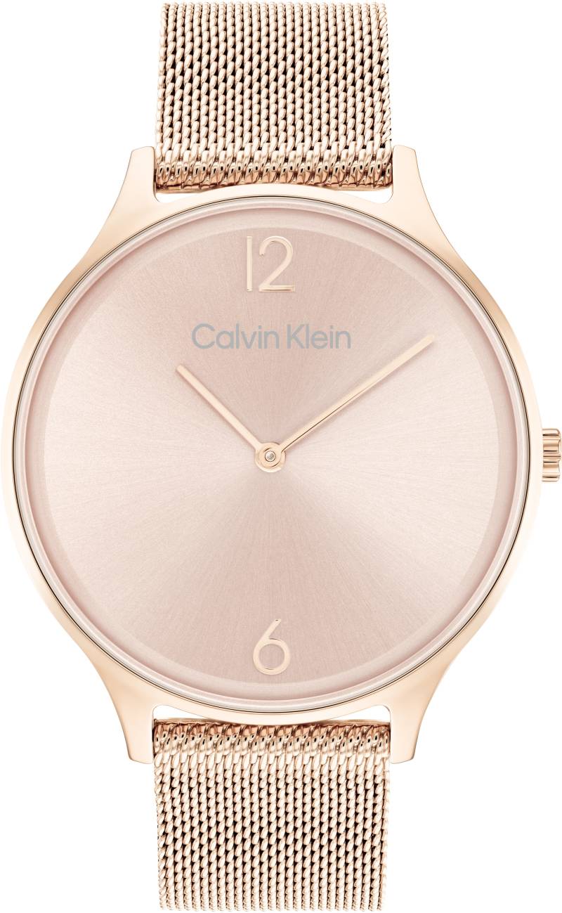 Calvin Klein Quarzuhr »Timeless 2H, 25200002«, Armbanduhr, Damenuhr, Mineralglas, Edelstahlarmband von Calvin Klein