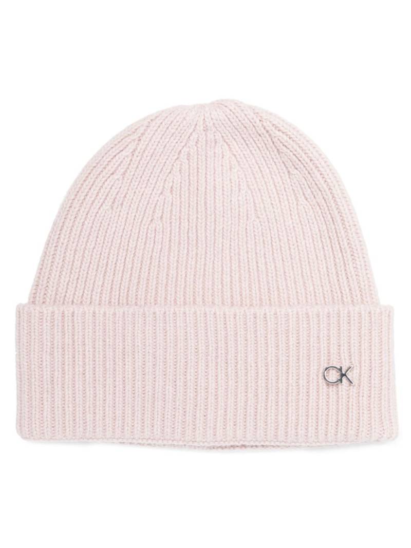 Calvin Klein Re-lo ribbed-knit beanie - Grey von Calvin Klein