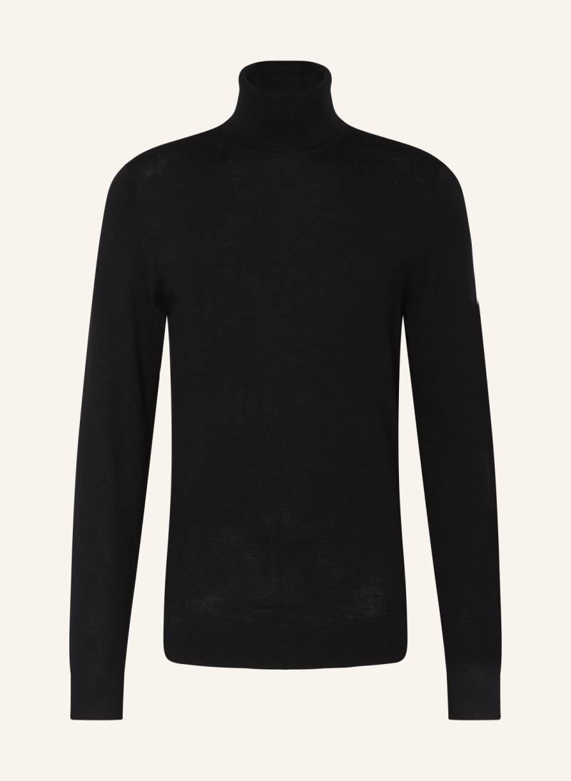 Calvin Klein Rollkragenpullover Aus Merinowolle schwarz von Calvin Klein