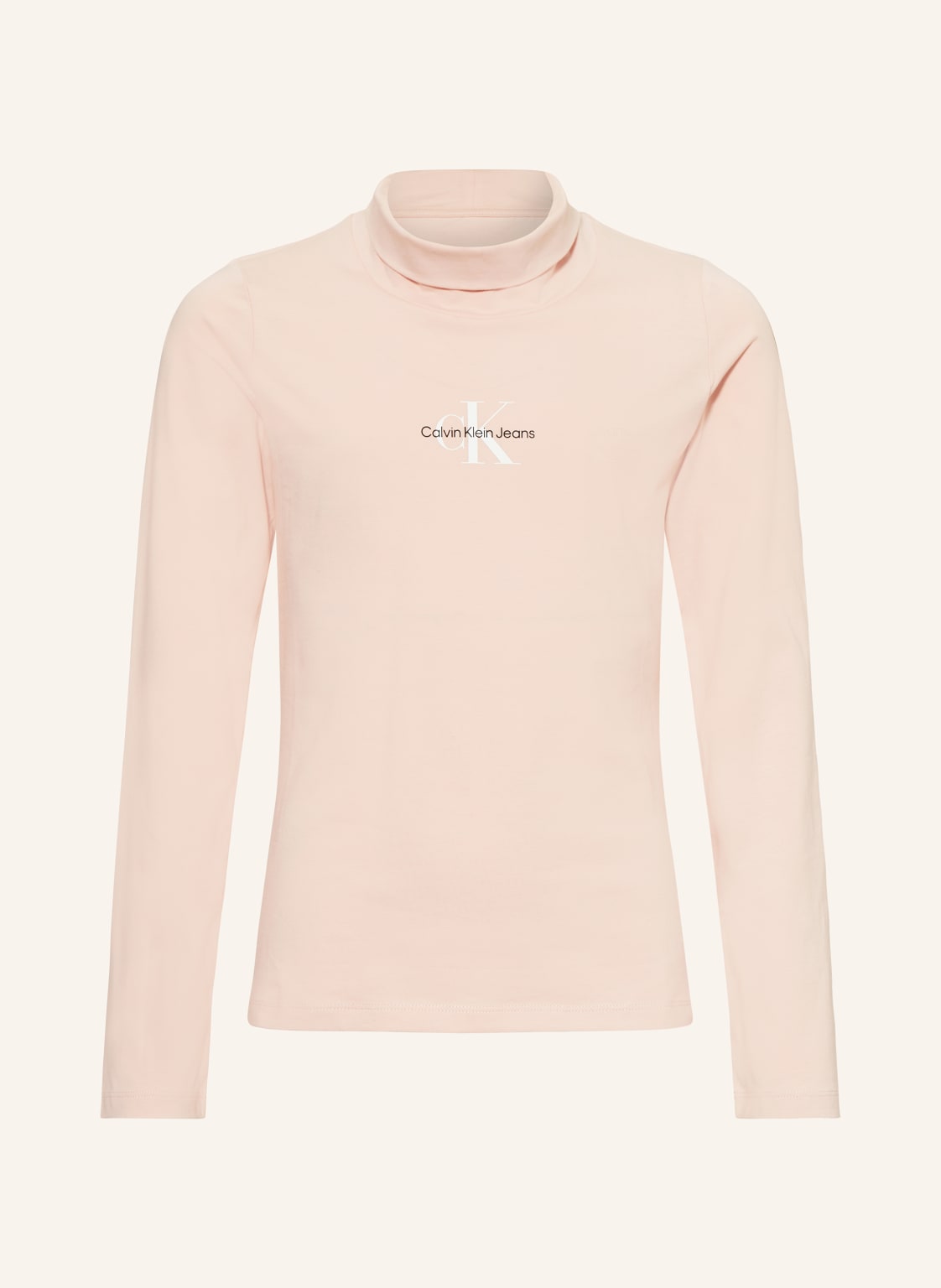 Calvin Klein Rollkragenshirt rosa von Calvin Klein