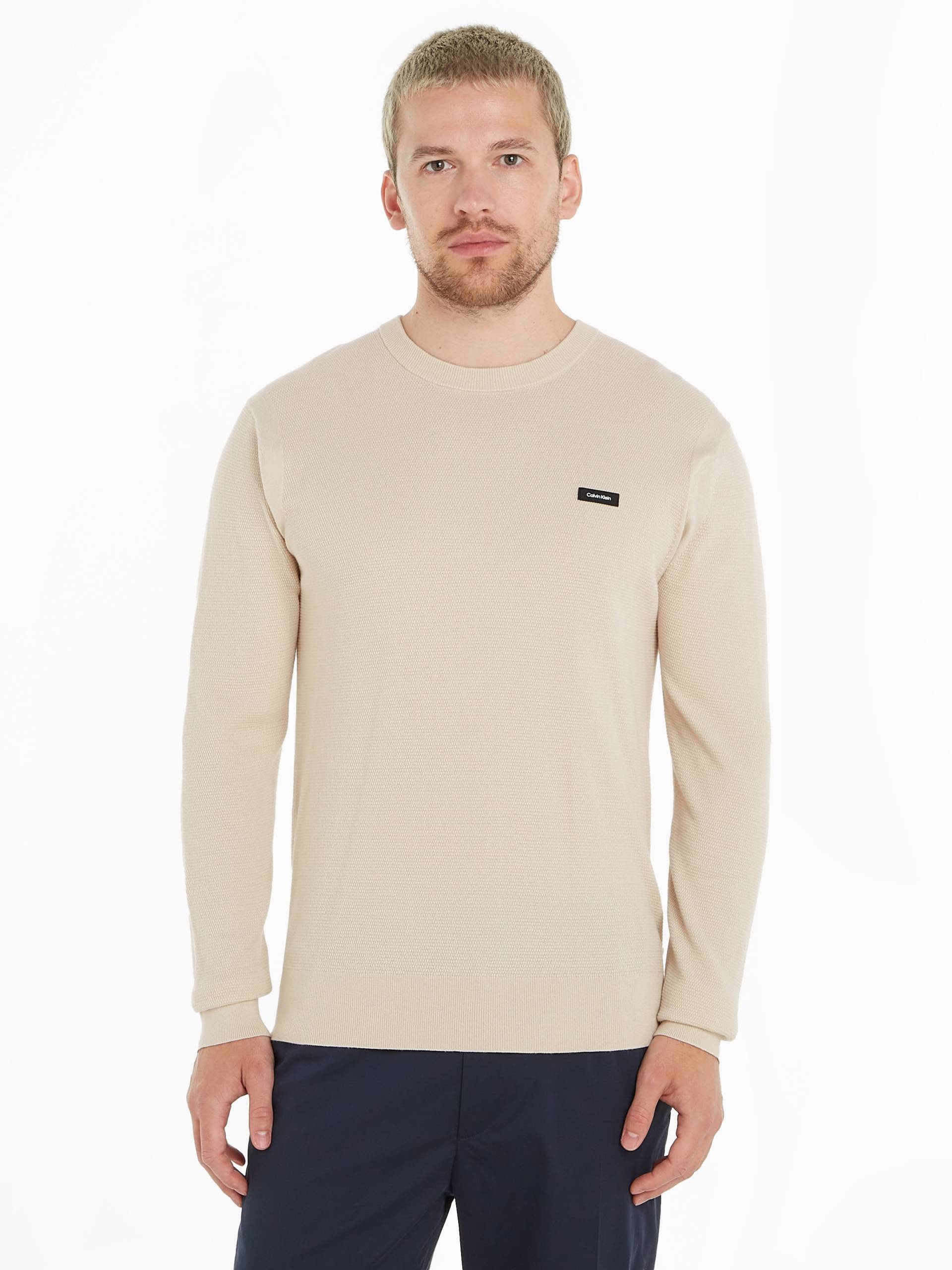 Calvin Klein Rundhalspullover »TEXTURED CN SWEATER« Calvin Klein Rundhalspullover »TEXTURED CN SWEATER« von Calvin Klein