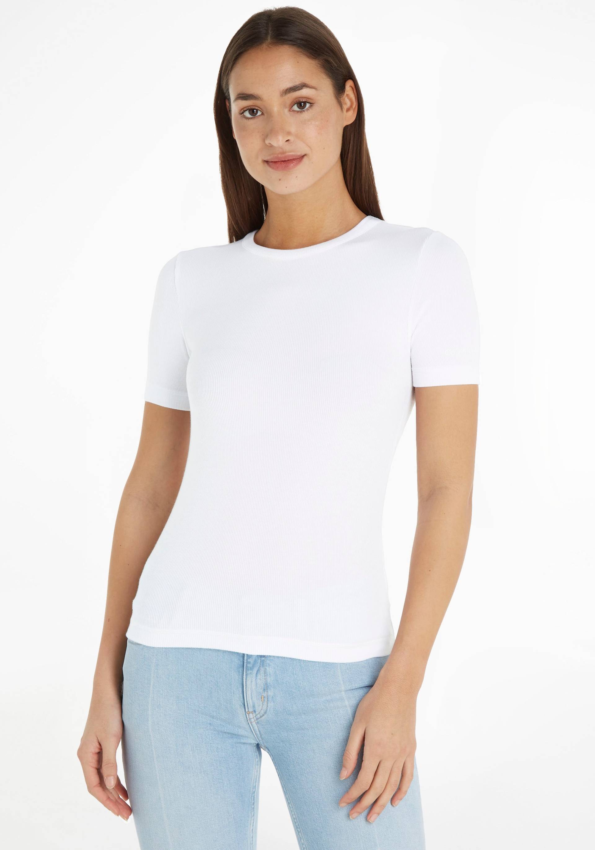 Calvin Klein Rundhalsshirt, mit Rundhalsausschnitt von Calvin Klein