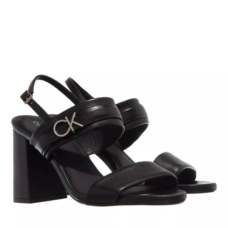 Calvin Klein Sandalen - Block Hl Sandal 85Hh W/Hw - Gr. 40 (EU) - in Schwarz - für Damen von Calvin Klein