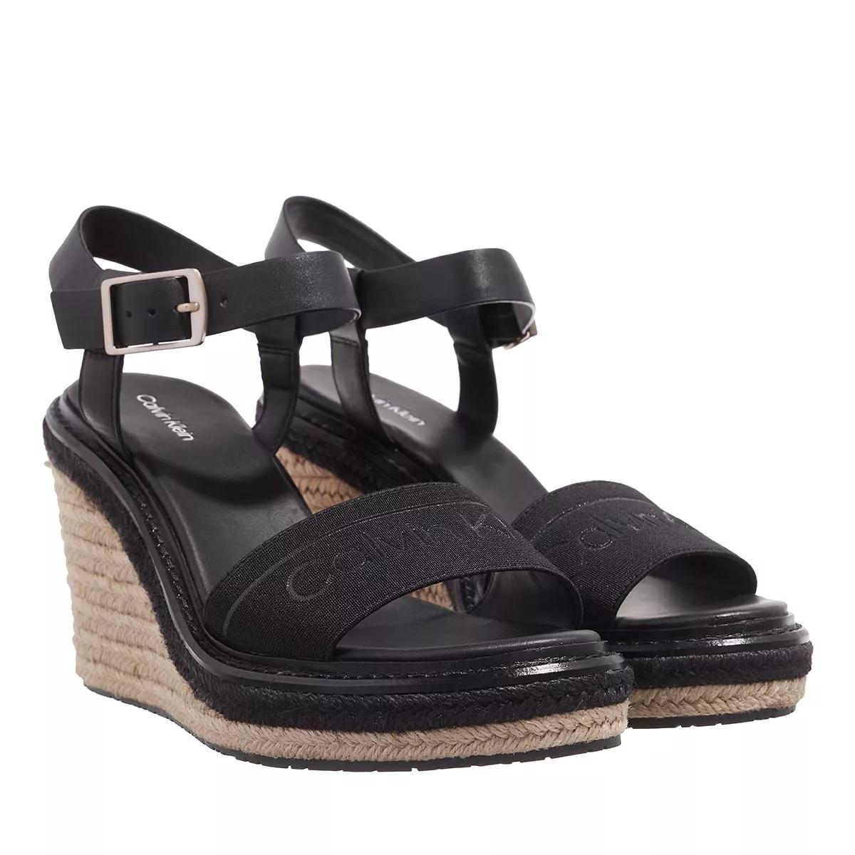 Calvin Klein Sandalen - Wedge 70Hh - Gr. 37 (EU) - in Schwarz - für Damen von Calvin Klein