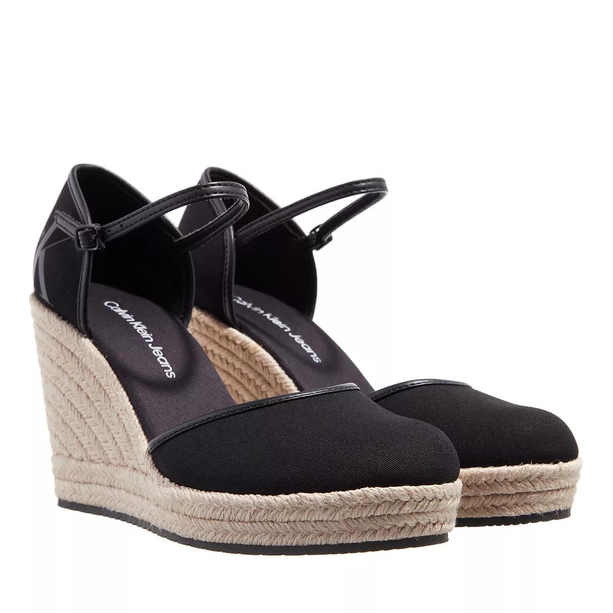 Calvin Klein Sandalen - Wedge Sandal Close Toe Ess - Gr. 41 (EU) - in Schwarz - für Damen von Calvin Klein