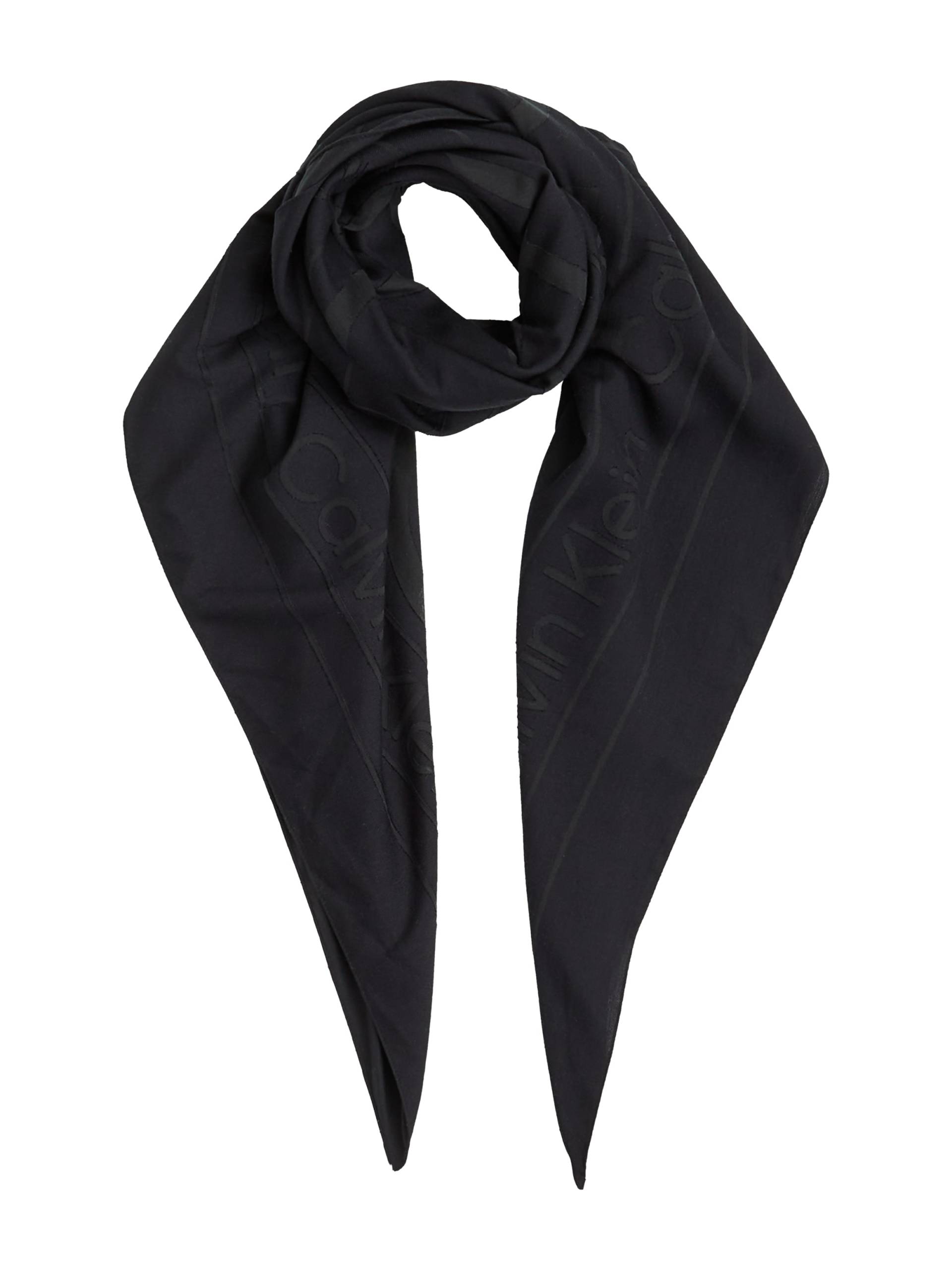 Calvin Klein Schal »BURNOUT LARGE MONOGRAM SCARF«, mit Burnout-Logomuster von Calvin Klein