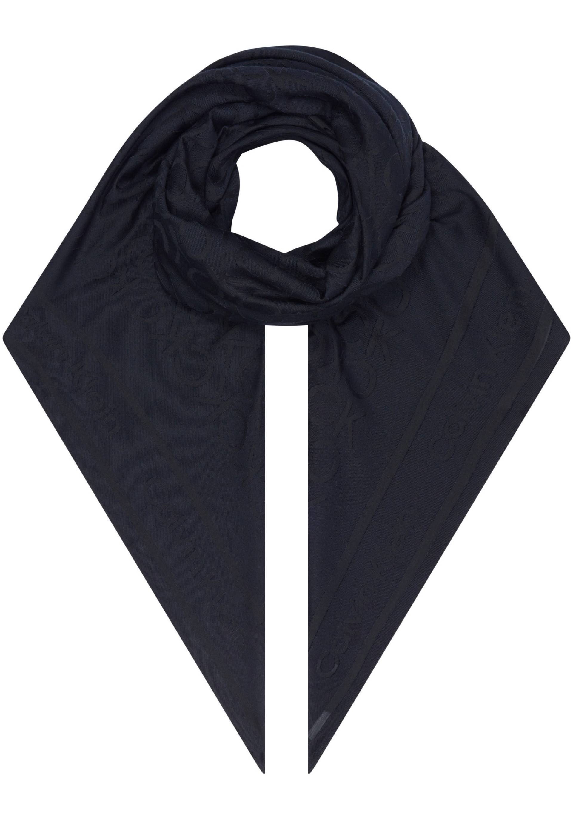 Calvin Klein Schal »BURNOUT MONOGRAM SCARF«, CK-Muster, Quadratisches Format von Calvin Klein