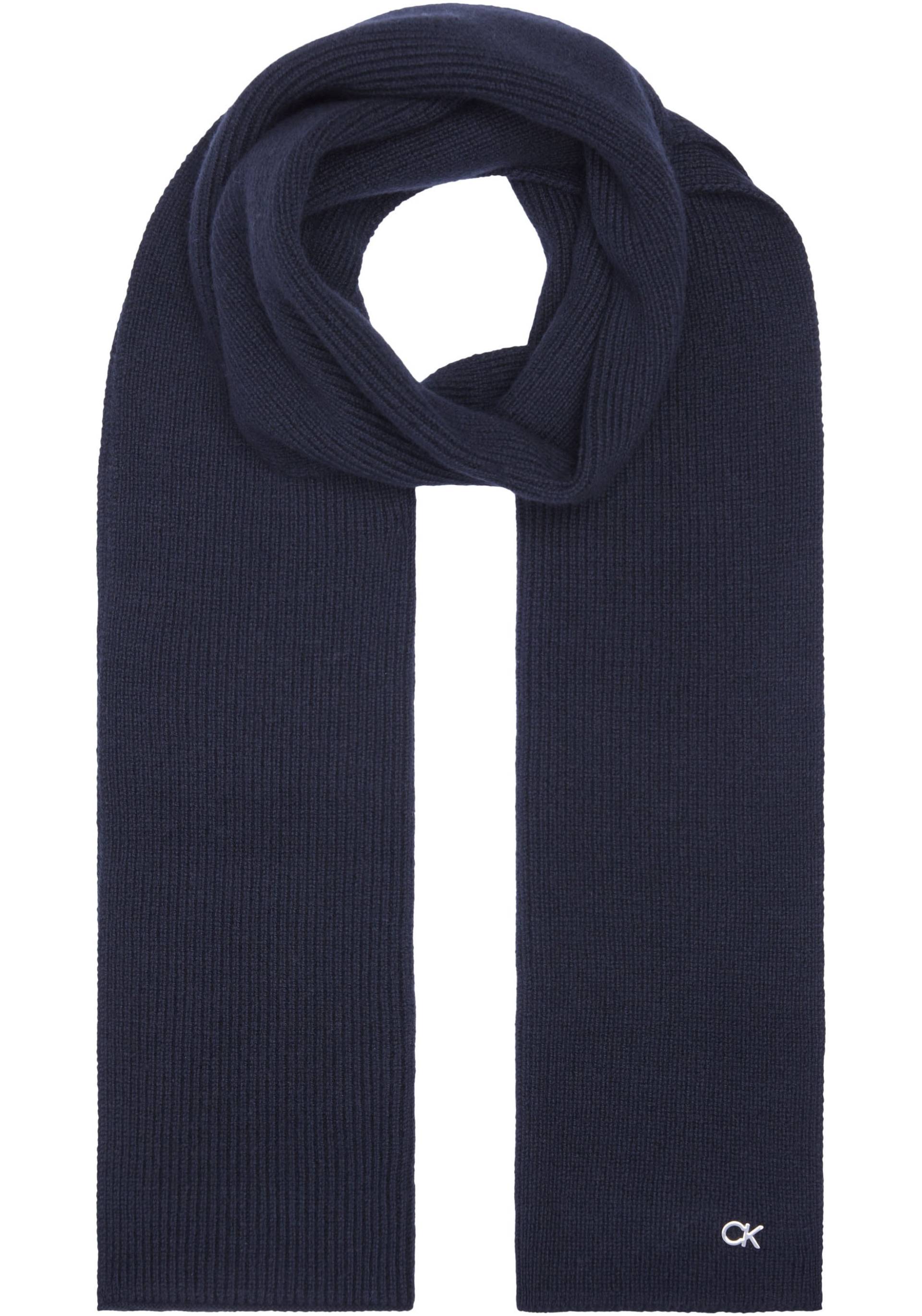 Calvin Klein Schal »CK METAL CHUNKY RIB HW SCARF«, mit Logozeichen von Calvin Klein