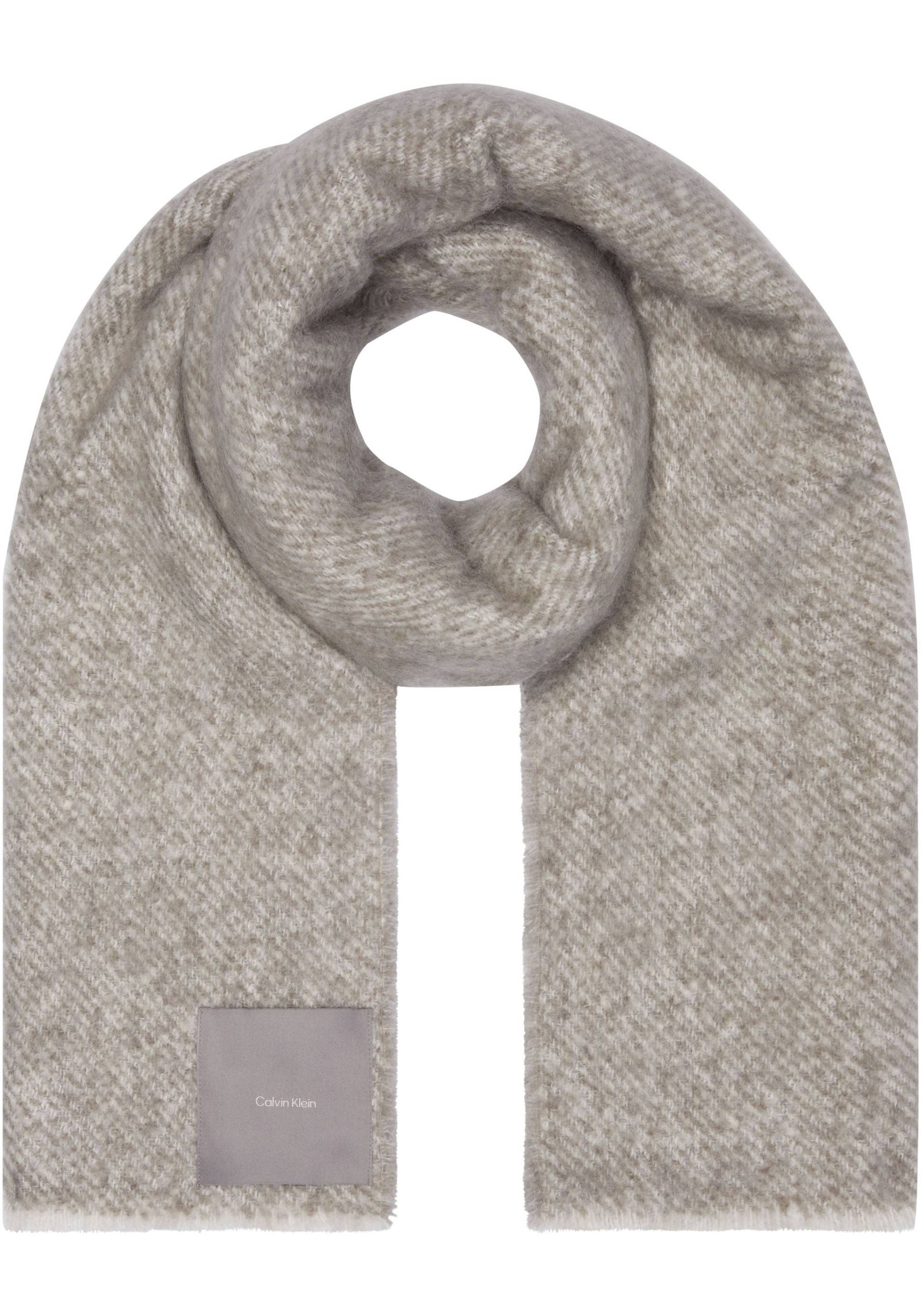 Calvin Klein Schal »CONCRETE WOOL BLANKET«, mit Logopatch Calvin Klein Schal »CONCRETE WOOL BLANKET«, mit Logopatch von Calvin Klein