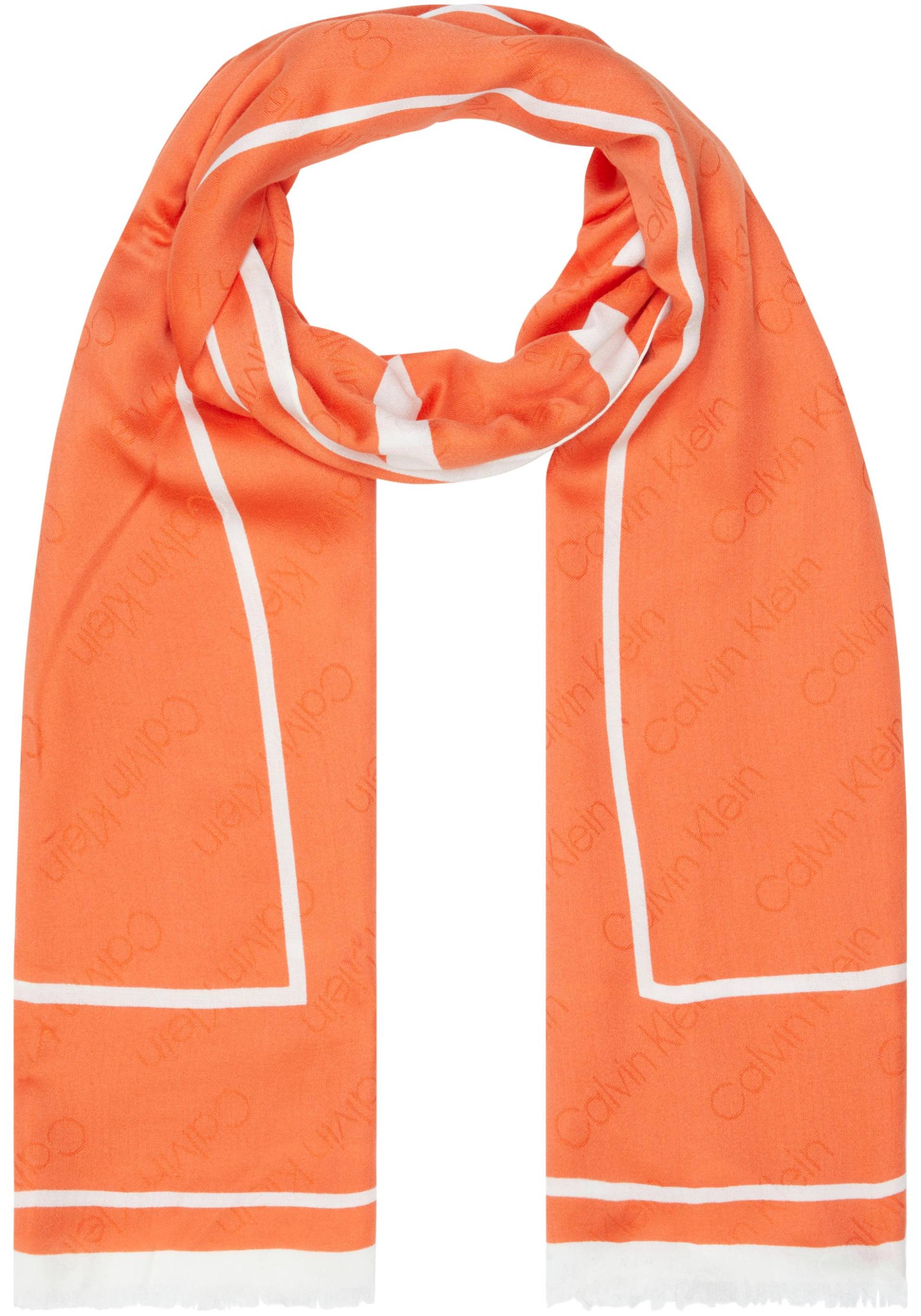 Calvin Klein Schal »LOGO JQ SCARF O/PRINT 70X180« von Calvin Klein