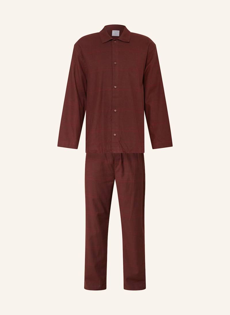 Calvin Klein Schlafanzug Aus Flanell rot von Calvin Klein