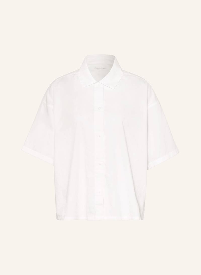 Calvin Klein Schlafshirt Cotton Poplin weiss von Calvin Klein