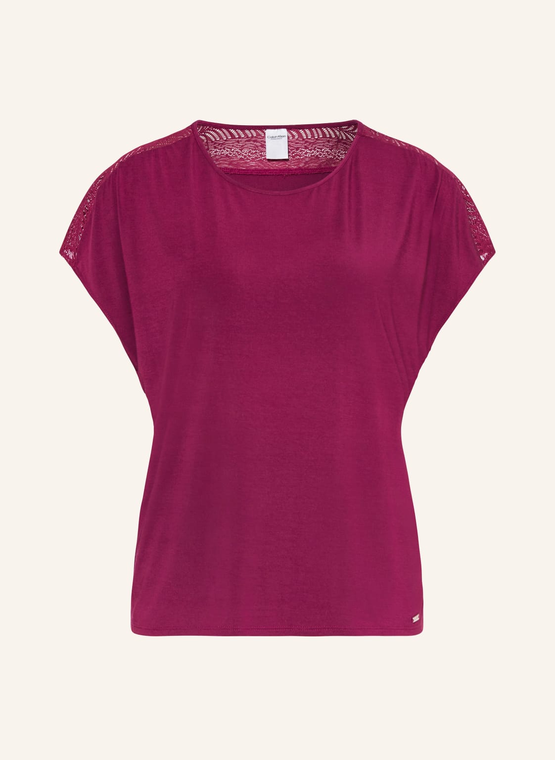 Calvin Klein Schlafshirt Minimalist rot Calvin Klein Schlafshirt Minimalist rot von Calvin Klein
