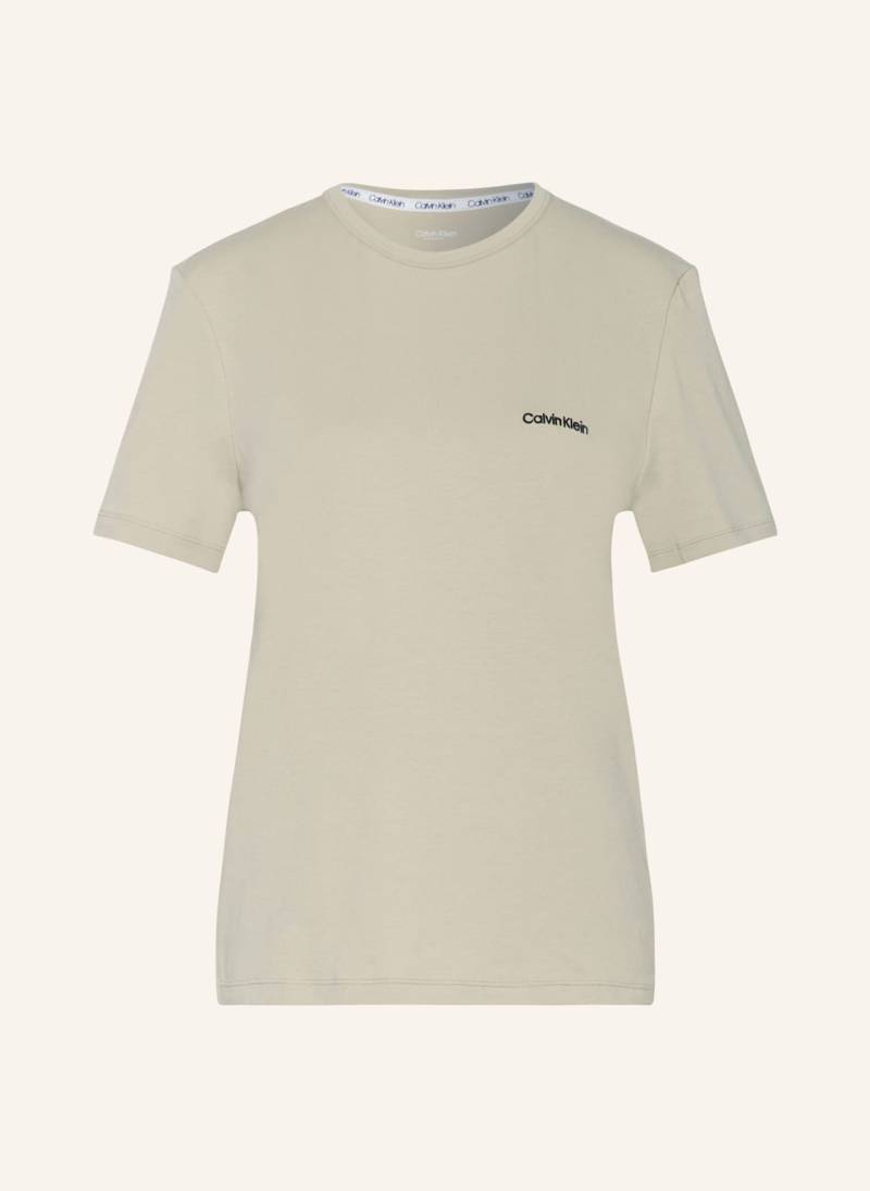 Calvin Klein Schlafshirt Pure Cotton gruen von Calvin Klein