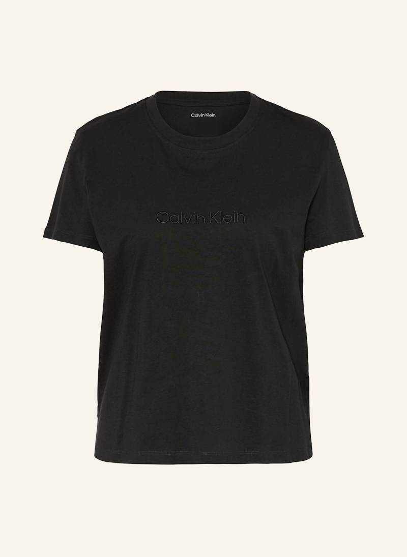 Calvin Klein Schlafshirt Pure Cotton schwarz von Calvin Klein