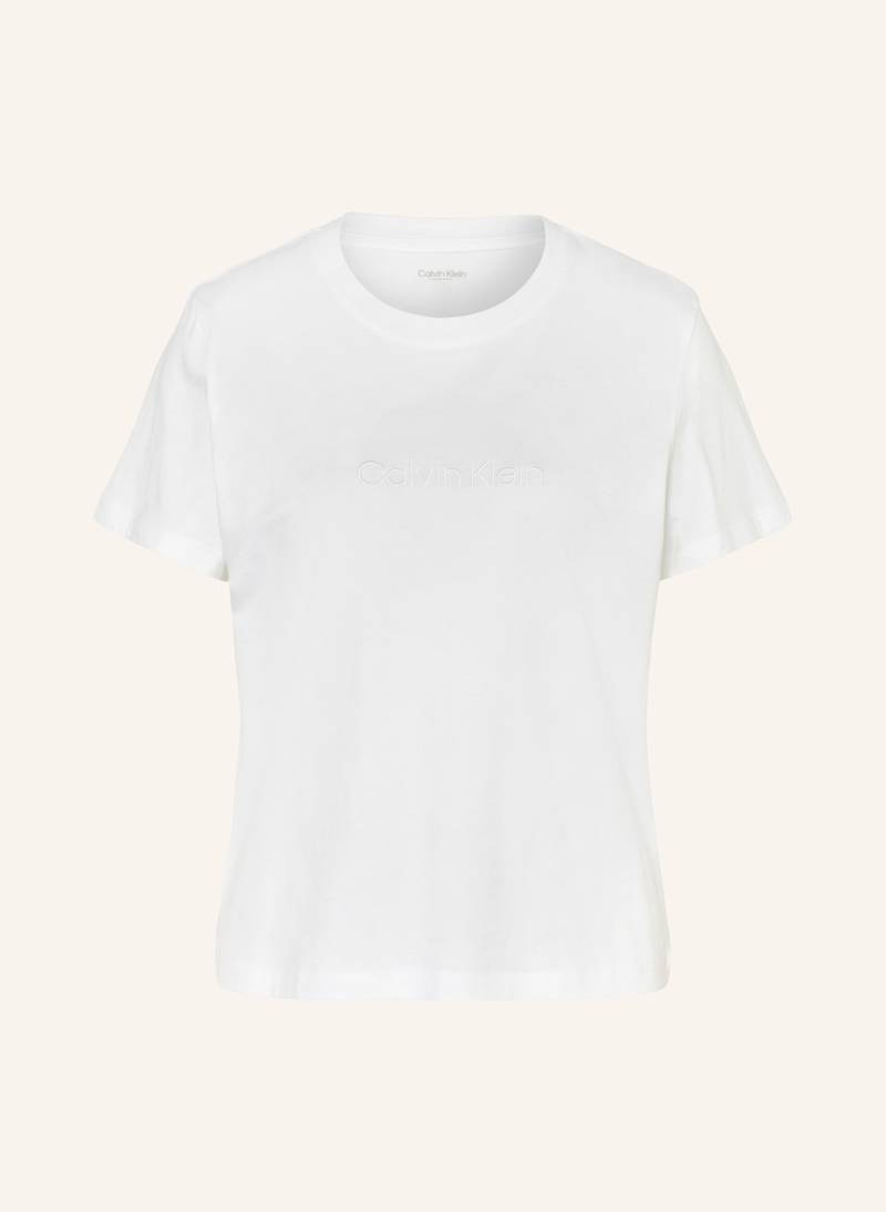 Calvin Klein Schlafshirt Pure Cotton weiss von Calvin Klein