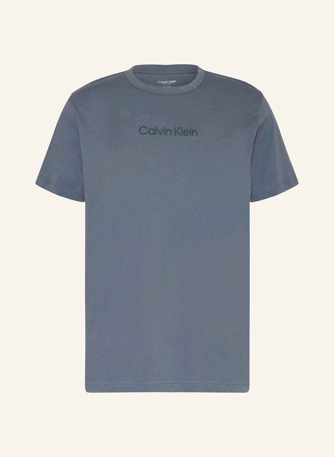 Calvin Klein Schlafshirt blau von Calvin Klein