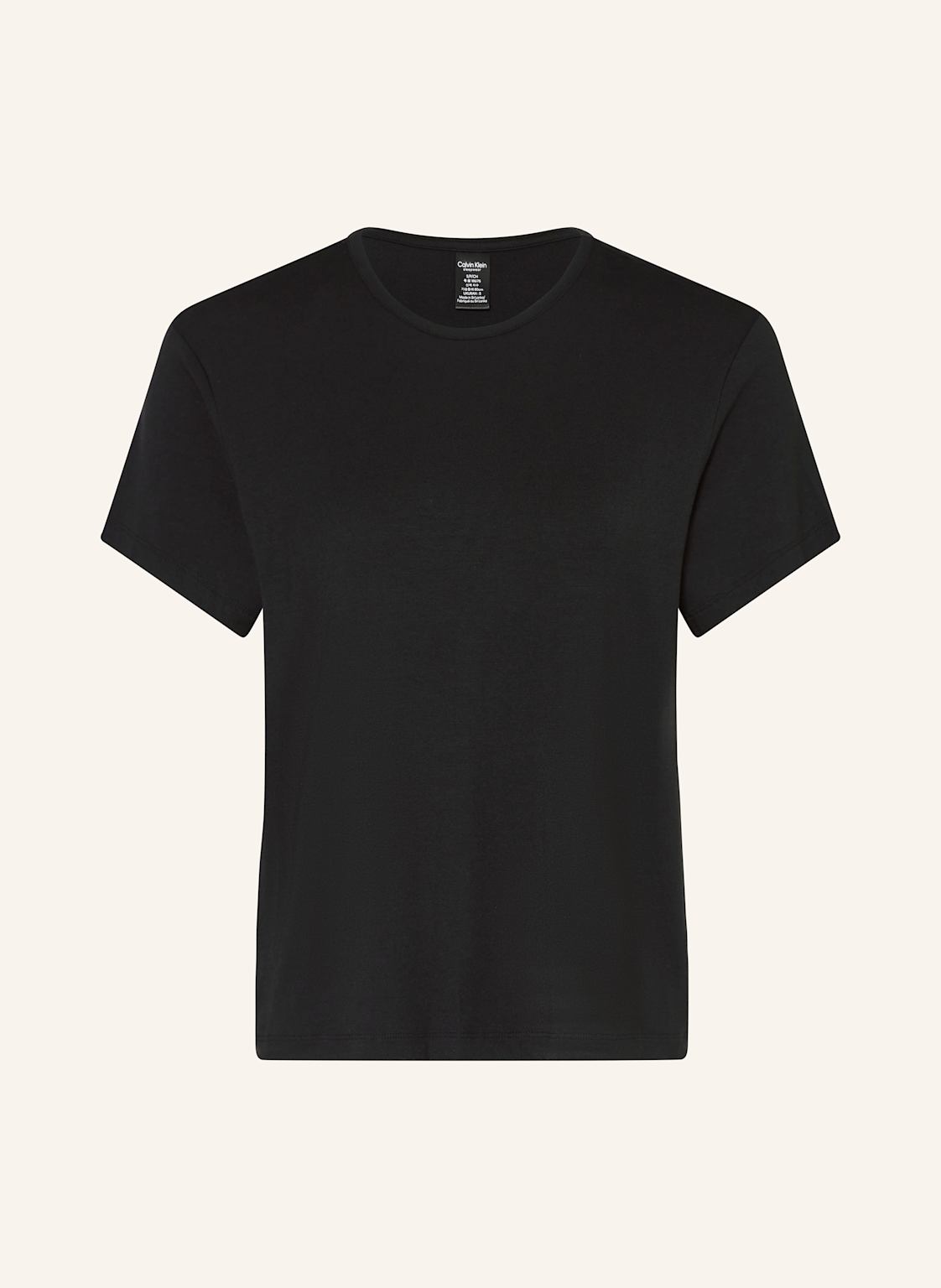 Calvin Klein Schlafshirt schwarz von Calvin Klein