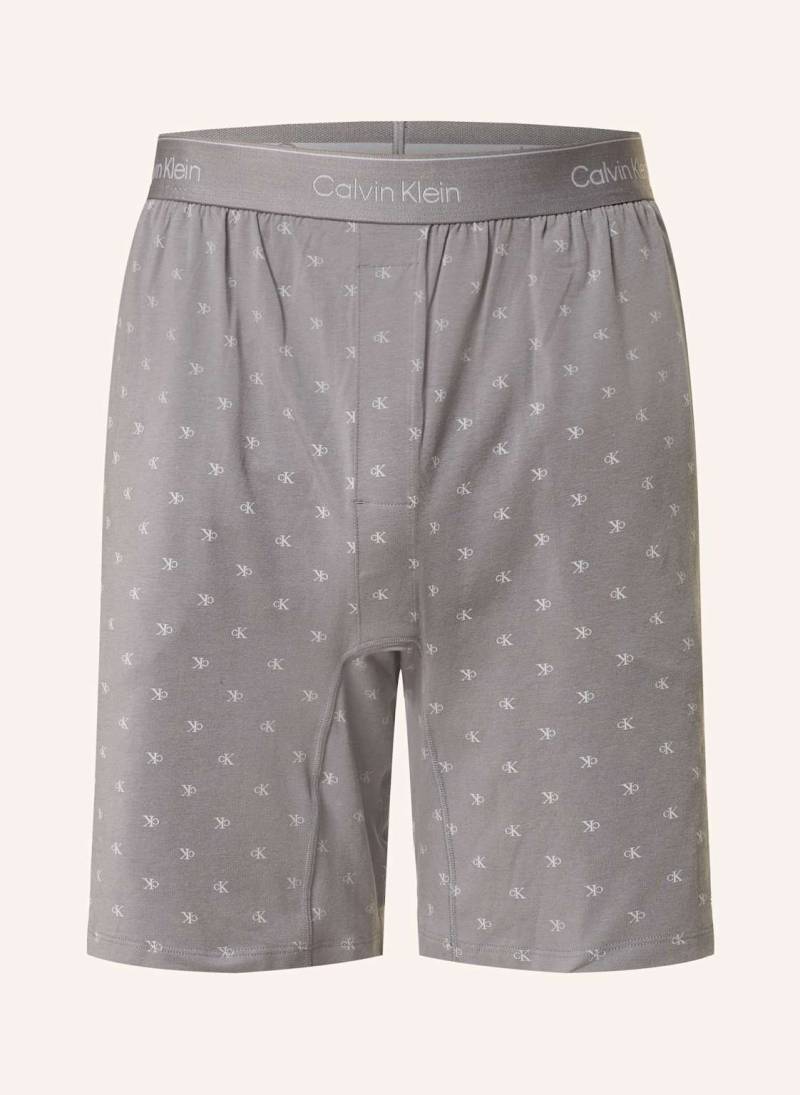 Calvin Klein Schlafshorts Icon Cotton Stretch grau von Calvin Klein