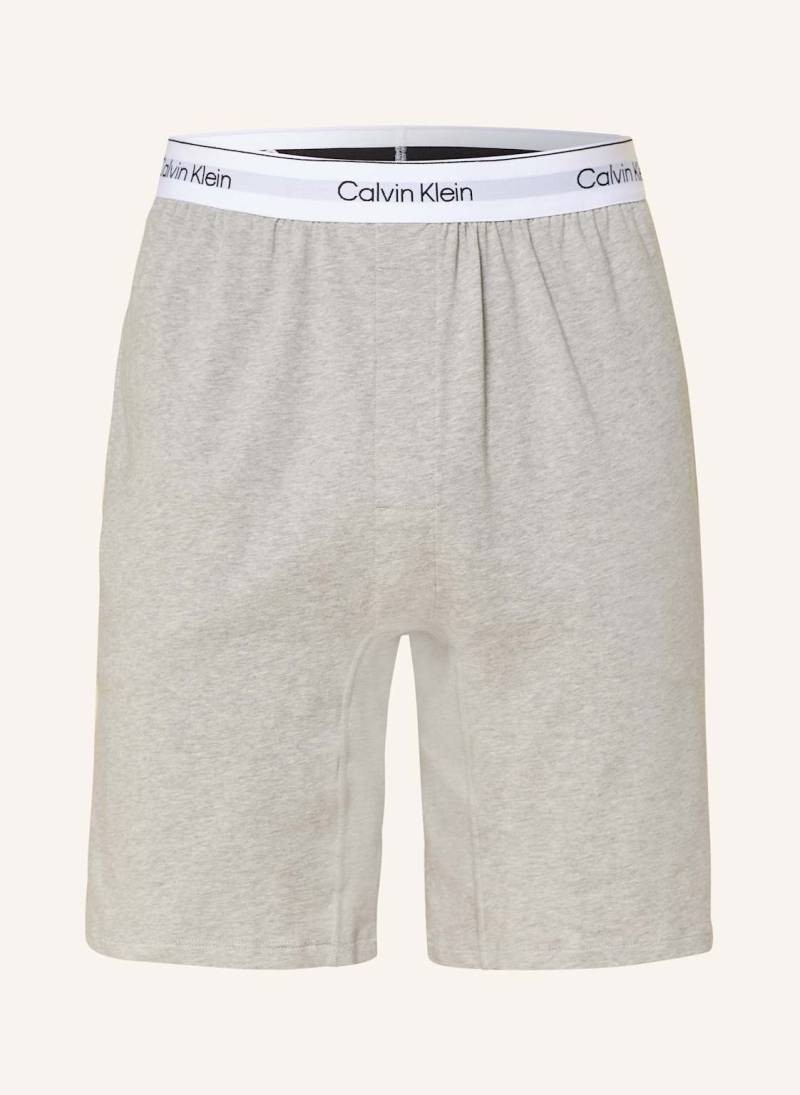 Calvin Klein Schlafshorts Icon Cotton Stretch grau von Calvin Klein