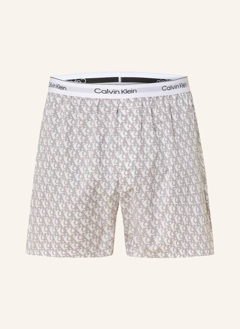 Calvin Klein Schlafshorts grau von Calvin Klein