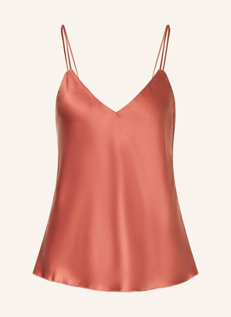 Calvin Klein Schlaftop Satin Sheen Aus Satin braun von Calvin Klein