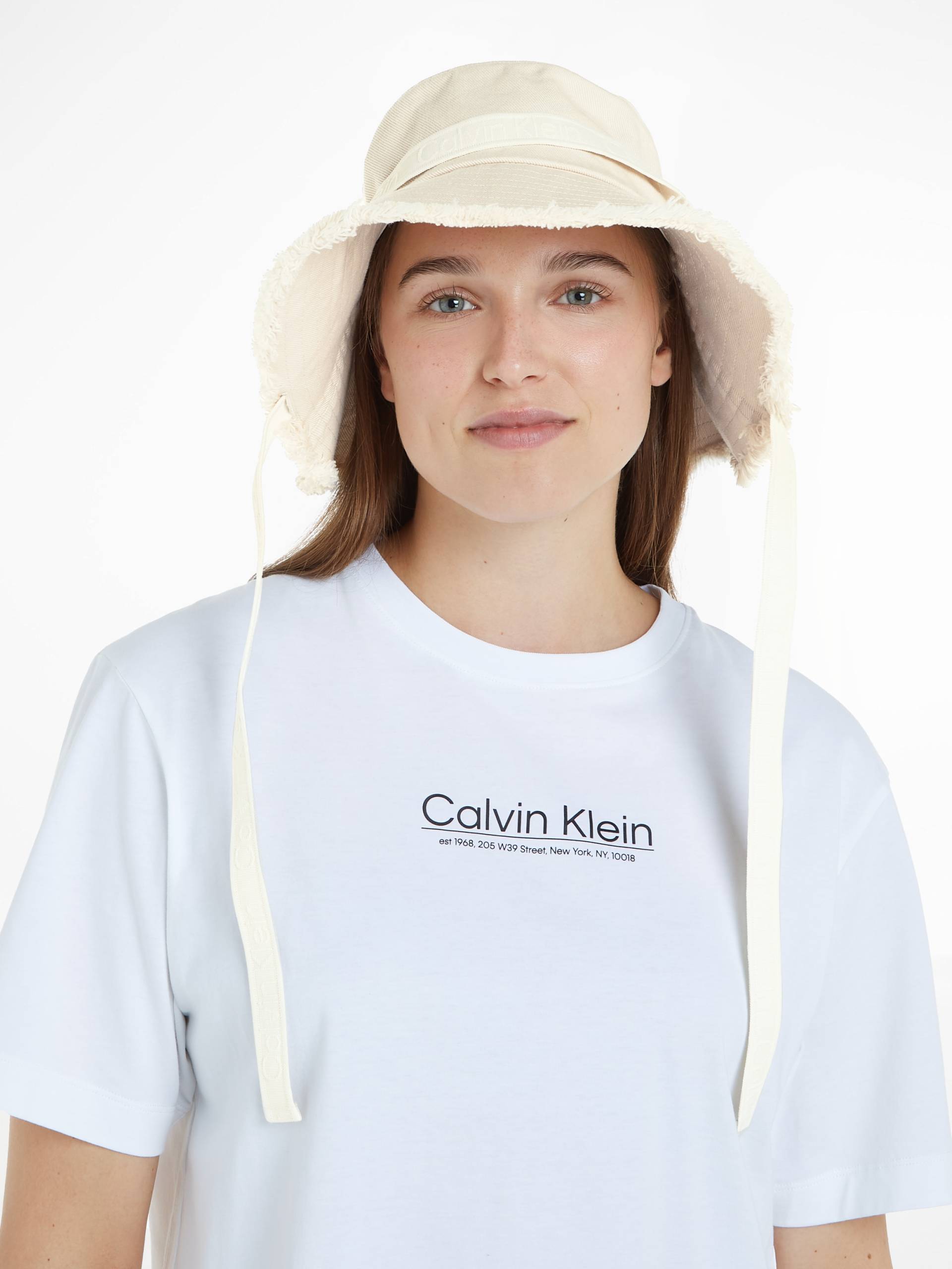 Calvin Klein Schlapphut »LOGO STRAP WIDE BRIM CANVAS HAT« Calvin Klein Schlapphut »LOGO STRAP WIDE BRIM CANVAS HAT« von Calvin Klein