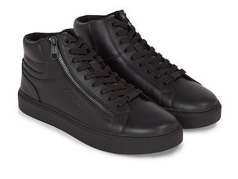 Calvin Klein Schnürboots »HIGH TOP LACE UP W/ZIP RUBB«, mit Zierreissverschluss von Calvin Klein