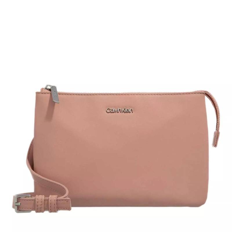 Calvin Klein Schultertasche - Must Double Crossbody - Gr. unisize - in Rosa - für Damen von Calvin Klein