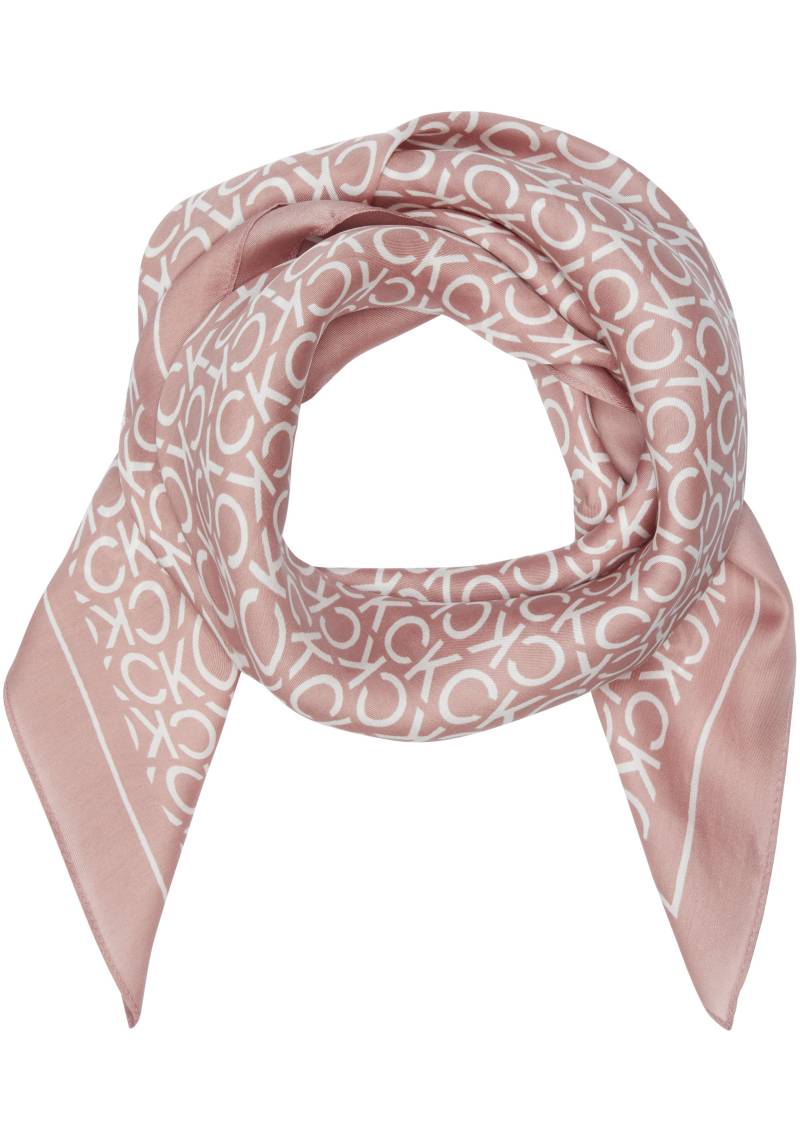 Calvin Klein Seidentuch »SILK MONOGRAM BANDANA 70X70« von Calvin Klein