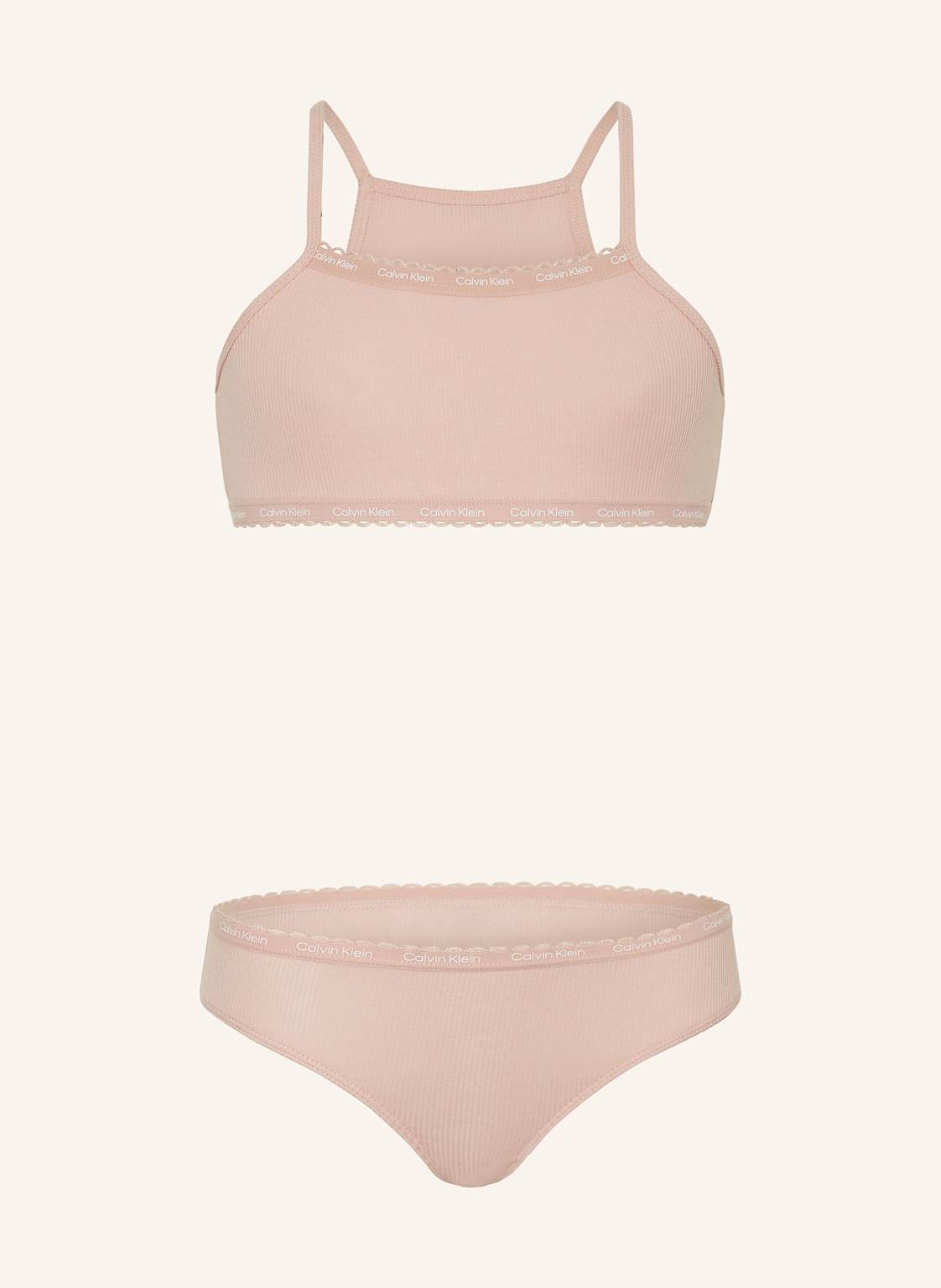 Calvin Klein Set Modern Cotton: Bustier Und Slip rosa von Calvin Klein