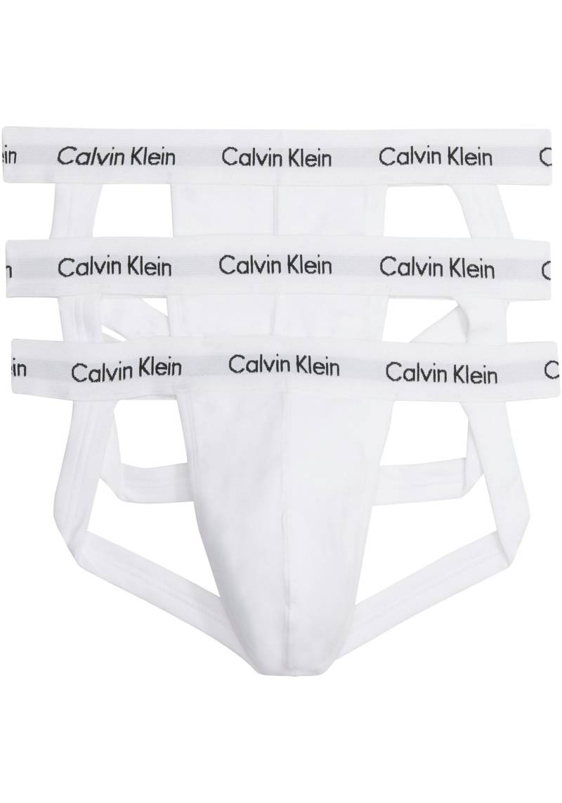 Calvin Klein Underwear String »JOCK STRAP 3PK«, (Packung, 3er-Pack), mit Calvin Klein Logo-Elastikbund von Calvin Klein Underwear