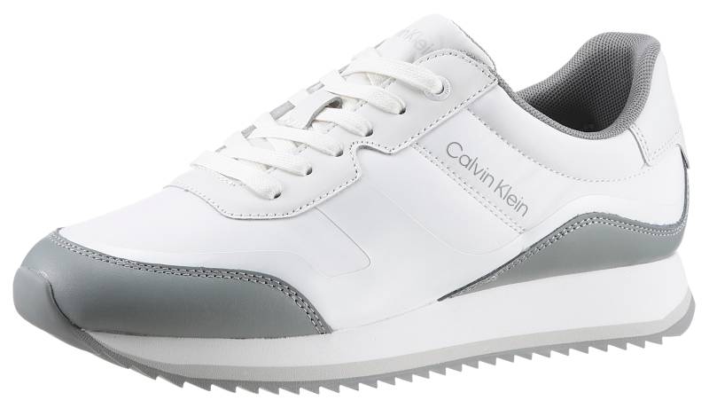 Calvin Klein Sneaker, im Materialmix, Freizeitschuh, Halbschuh, Schnürschuh von Calvin Klein