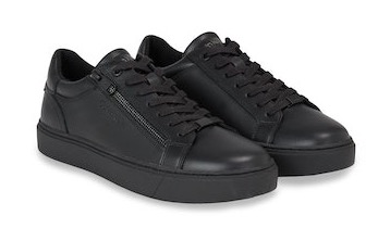 Calvin Klein Sneaker »LOW TOP LACE UP W/ZIP RUBB«, in monochromer Optik, Freizeitschuh, Halbschuh, Schnürschuh von Calvin Klein