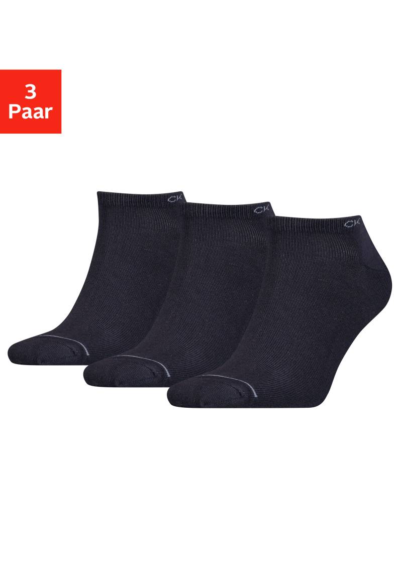 Calvin Klein Sneakersocken, (3 Paar), mit Markenlogo am Bündchen von Calvin Klein