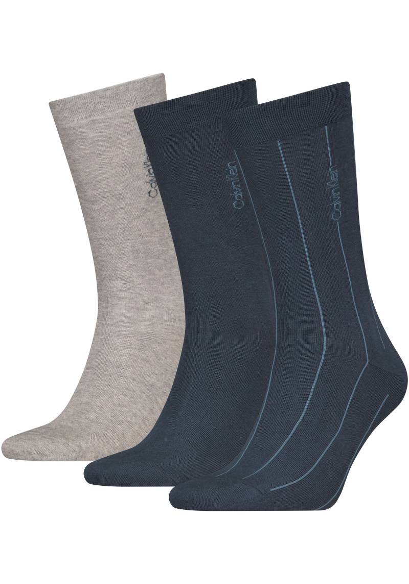 Calvin Klein Socken, (2 Paar), mit dezenter Logoprägung von Calvin Klein