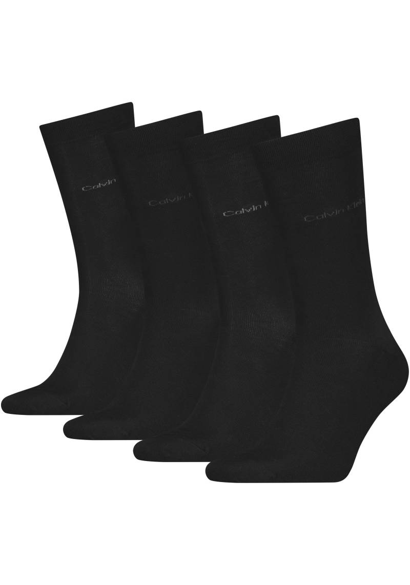 Calvin Klein Socken, (4 Paar), mit Markenstickerei von Calvin Klein