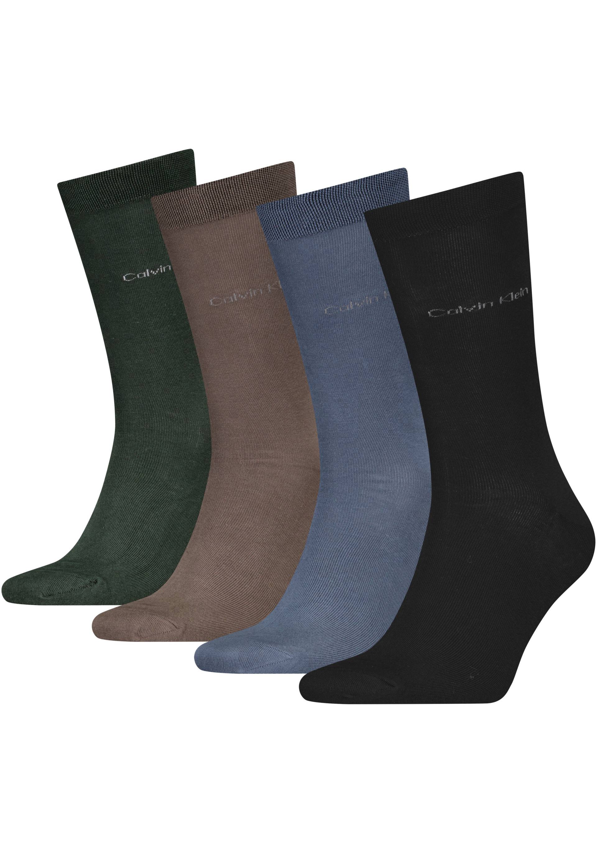 Calvin Klein Socken, (4 Paar), mit Markenstickerei von Calvin Klein