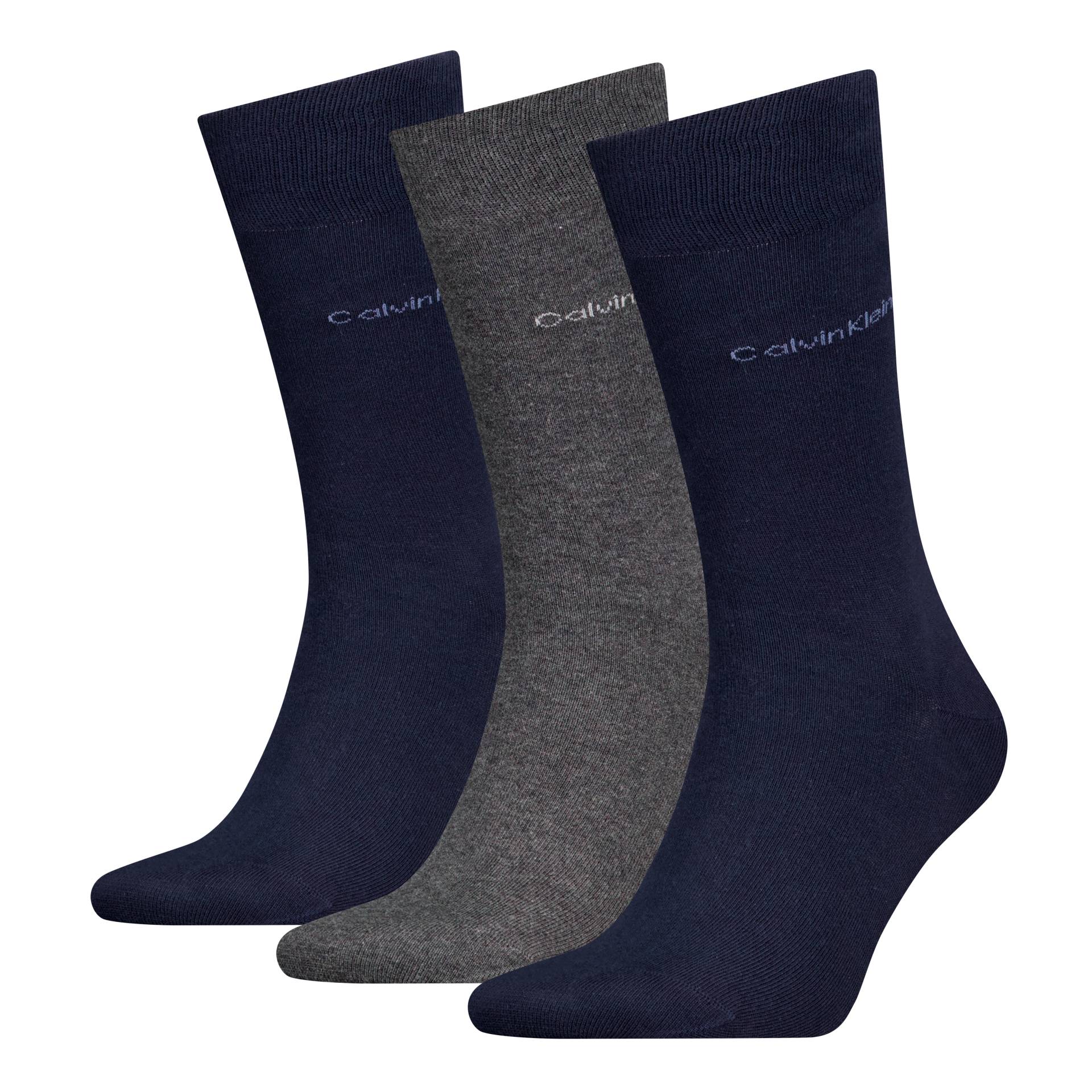 Calvin Klein Socken »CK MEN SOCK 3P«, (3 Paar, 3 Paar), mit Markenschriftzug von Calvin Klein