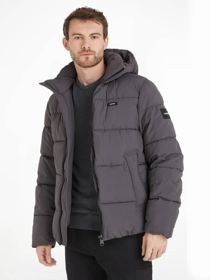 Calvin Klein Steppjacke, mit Kapuze, mit Stehkragen von Calvin Klein