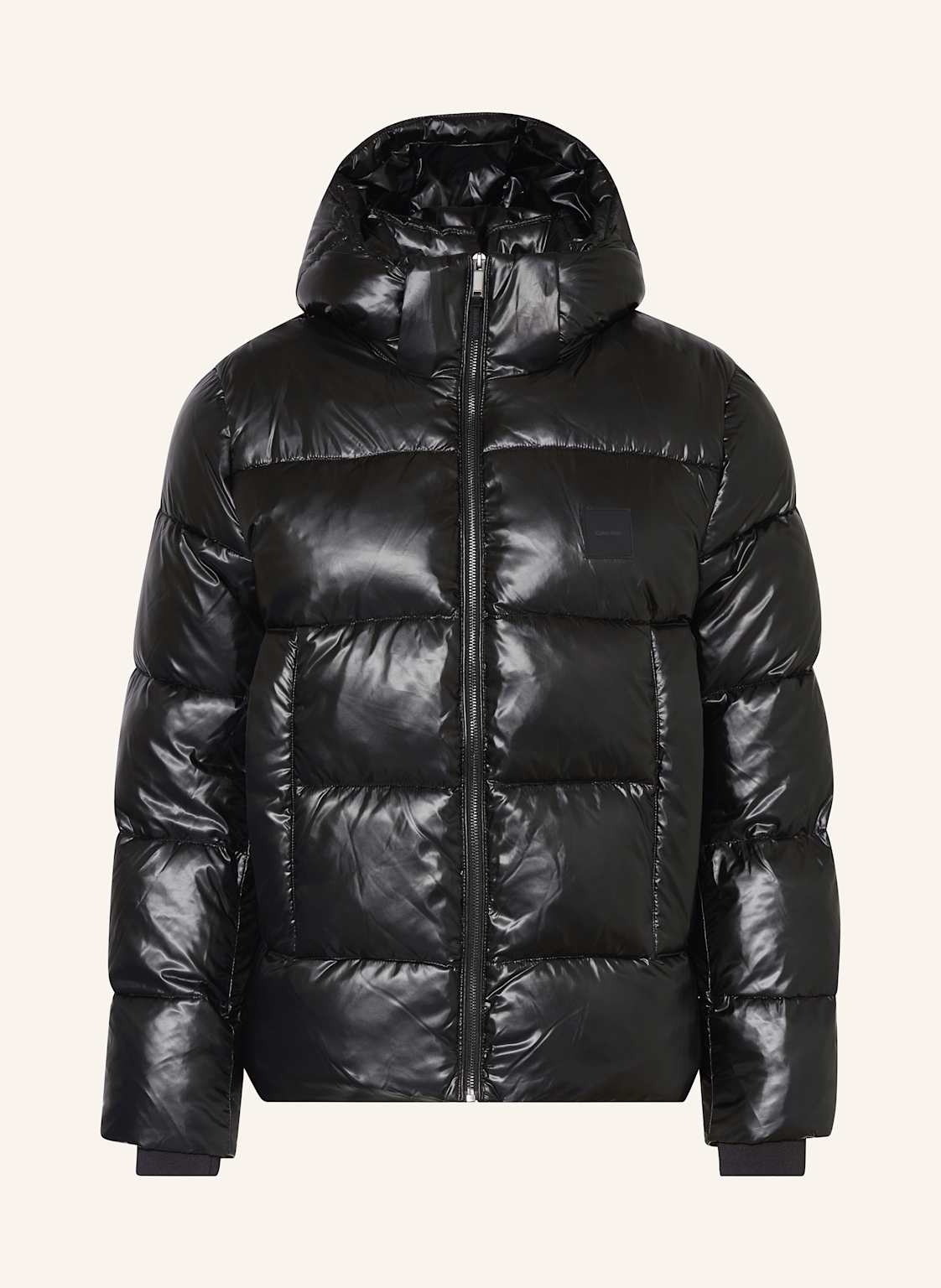 Calvin Klein Steppjacke Mit Abnehmbarer Kapuze schwarz von Calvin Klein