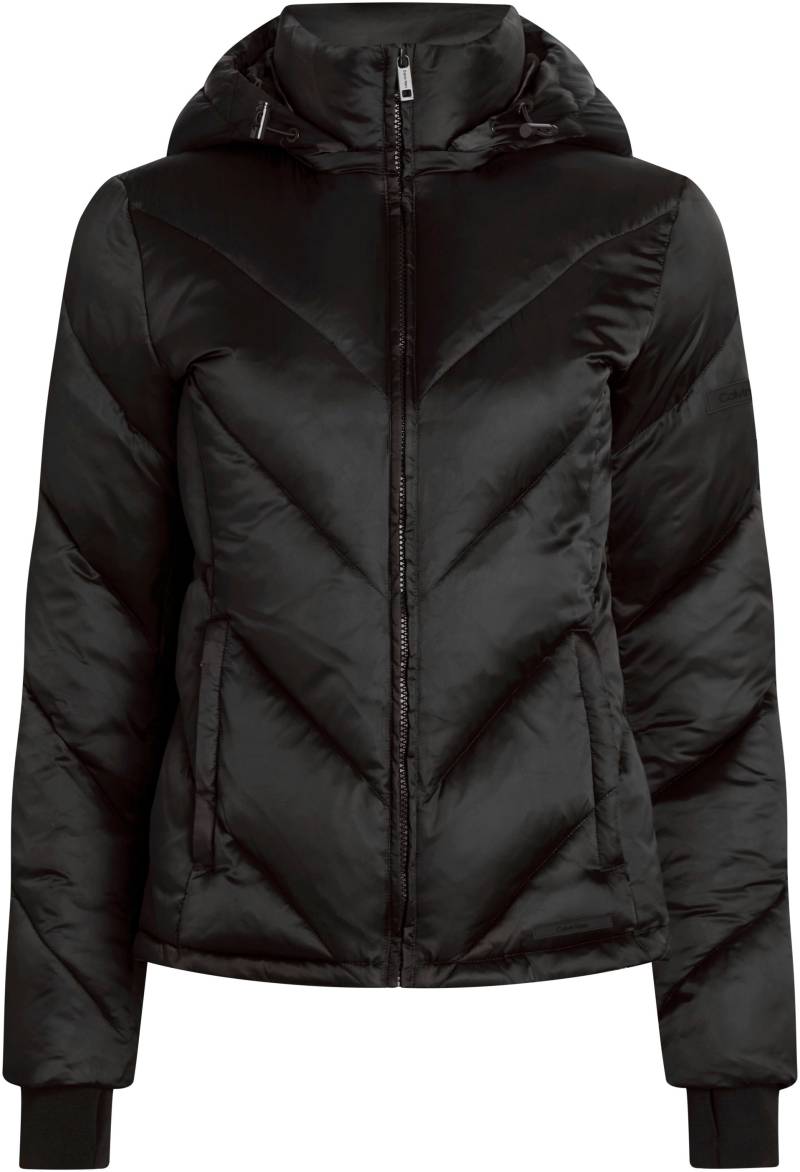 Calvin Klein Steppjacke »PADDED PEARLESCENT JACKET«, mit Kapuze, mit Markenlabel von Calvin Klein