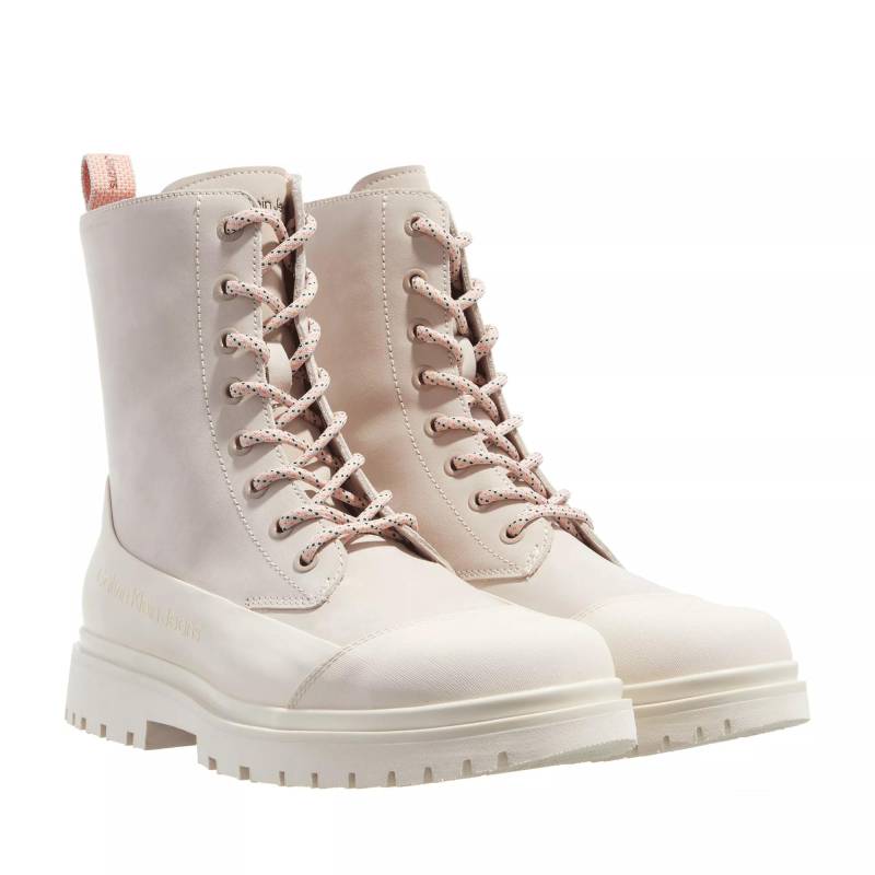 Calvin Klein Stiefel & Boots - Chunky Combat Laceup Boot Rub - Gr. 38 (EU) - in Grau - für Damen von Calvin Klein