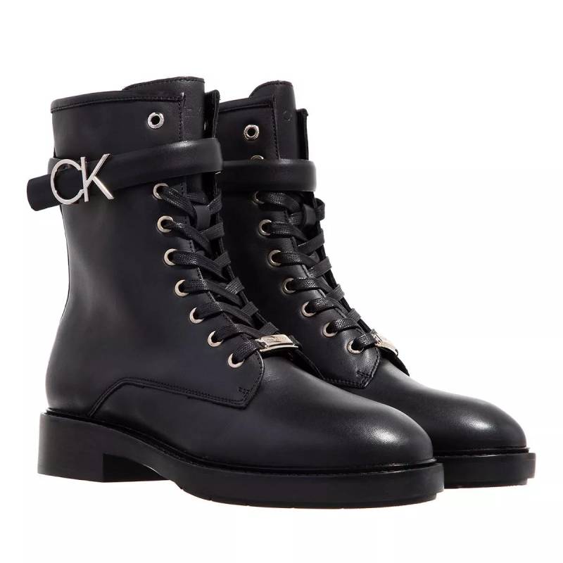 Calvin Klein Stiefel & Boots - Rubber Sole Combat Boot W Hw - Gr. 41 (EU) - in Schwarz - für Damen von Calvin Klein