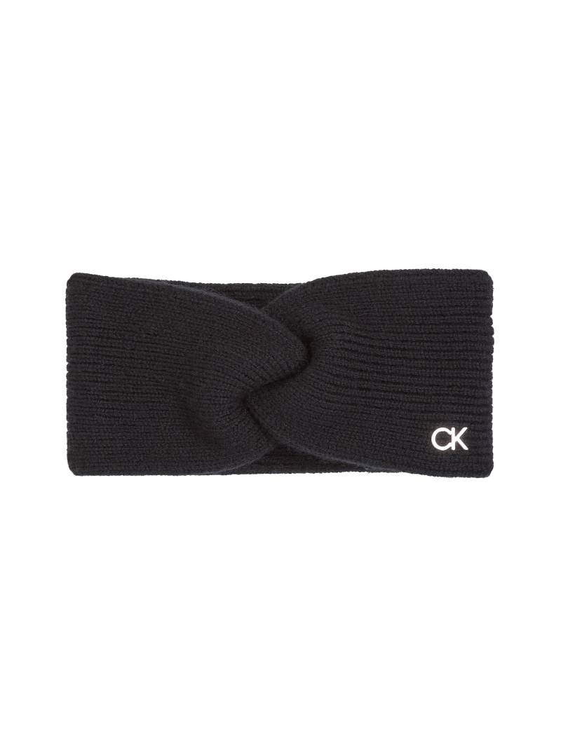 Calvin Klein Stirnband »CK METAL CHUNKY RIB HEADBAND«, aus weicher Wollmischung von Calvin Klein