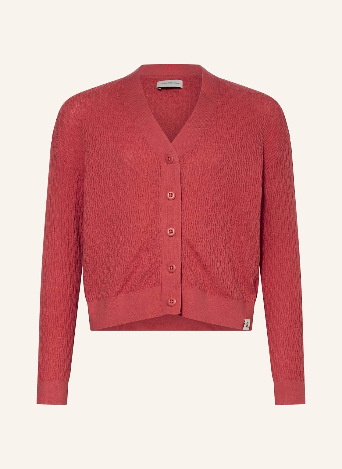 Calvin Klein Strickjacke pink Calvin Klein Strickjacke pink von Calvin Klein
