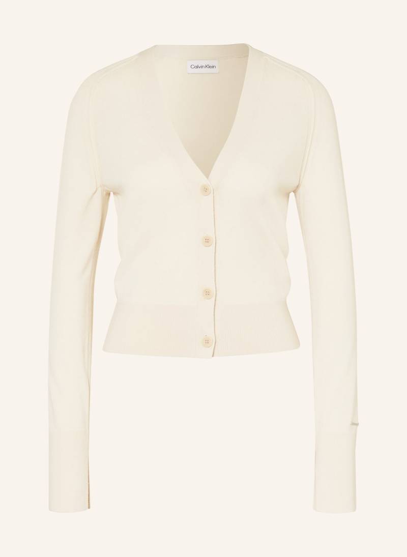 Calvin Klein Strickjacke weiss von Calvin Klein