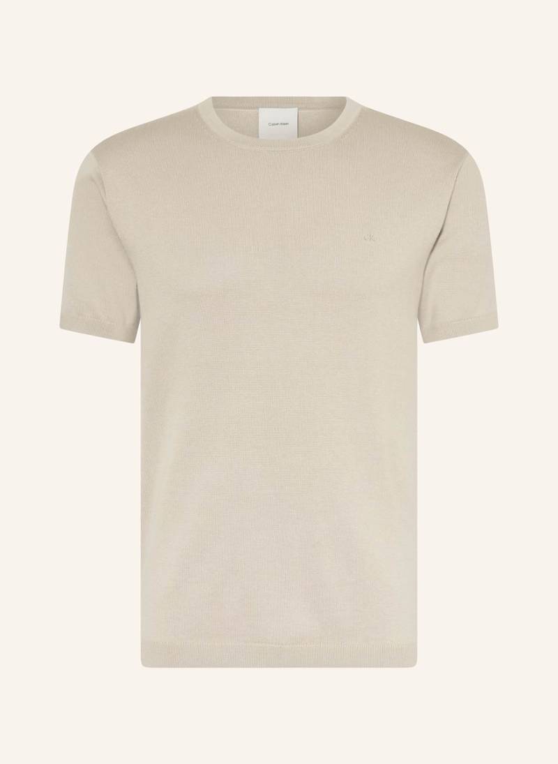 Calvin Klein Strickshirt beige von Calvin Klein