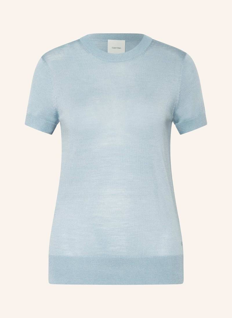 Calvin Klein Strickshirt blau von Calvin Klein